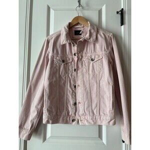 BDG Urban Outfitters Light Pink Denim Trucker Jacket - XS